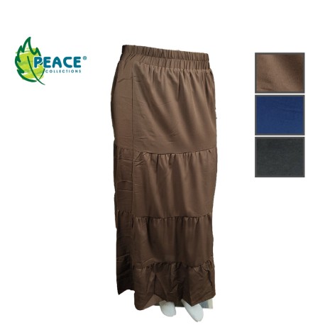 PEACE Skirt Duyong Licin dan Lembut